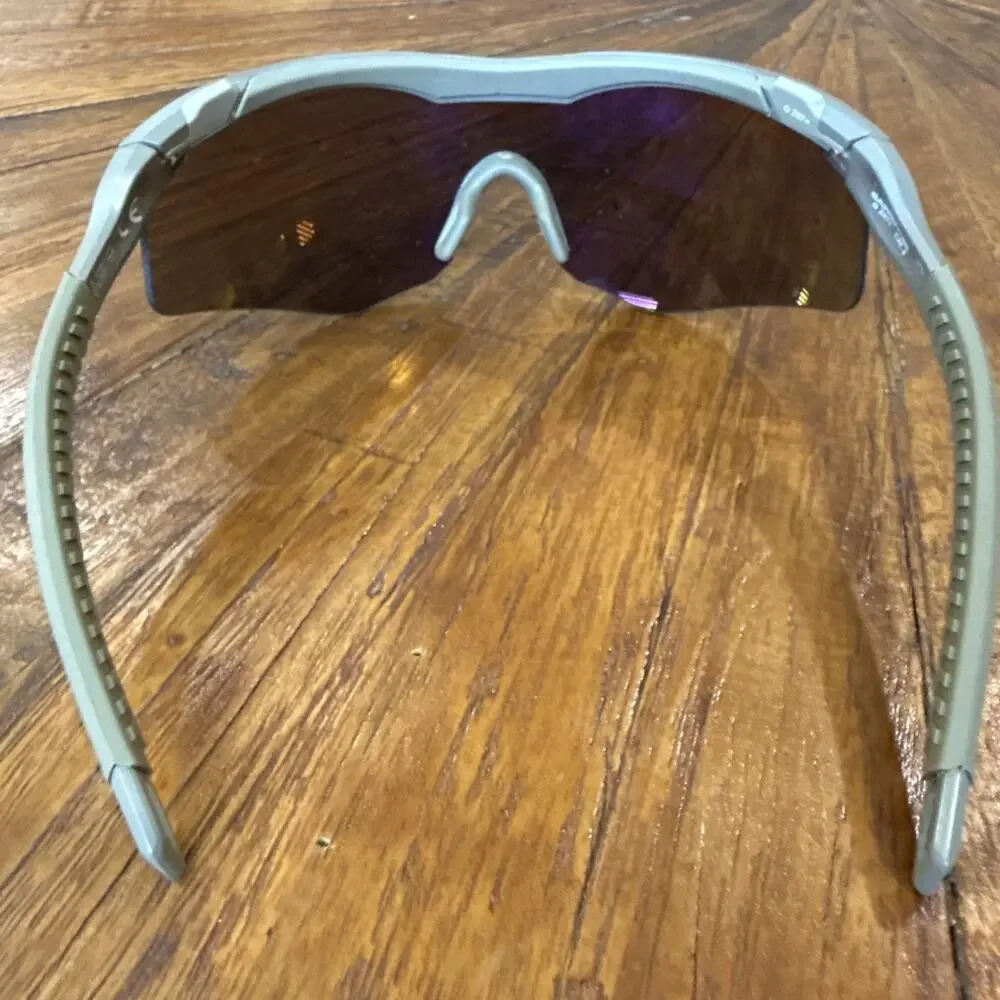Gargoyles Trench Sunglasses Gray Green Frame / Smoke Lens Italy